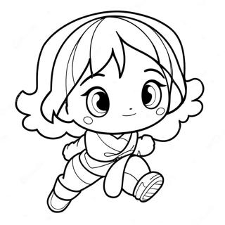 Pagina Para Colorear De Uraraka Linda En Accion 66611-55002