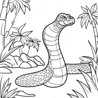 Pagina Para Colorear Titanoboa En La Selva 66671-55052