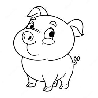 Pagina Para Colorear De Porky El Cerdito 66830-55179