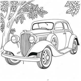 Pagina Para Colorear De Coches Clasicos Vintage 66881-55223