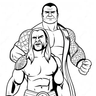 Pagina Para Colorear De Wwe 66950-55258