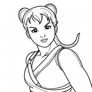 Pagina Para Colorear De Chun Li 67101-55382