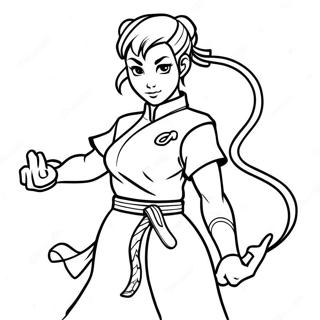 Pagina Para Colorear De Chun Li 67101-55384