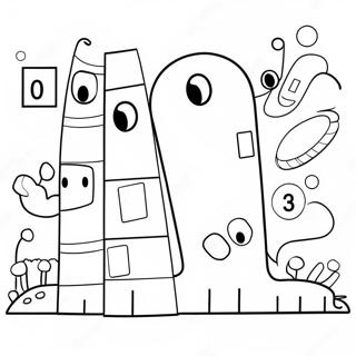 Pagina Para Colorear De Numberblocks 1000 67142-55410