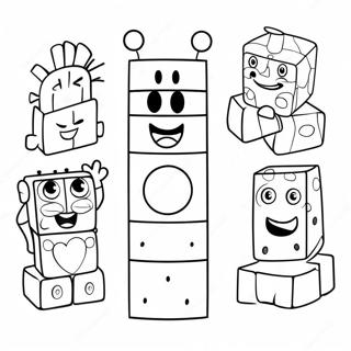 Pagina Para Colorear De Numberblocks 1000 67142-55412