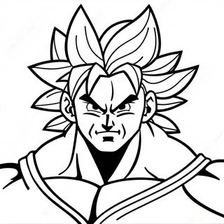 Broly Páginas Para Colorear