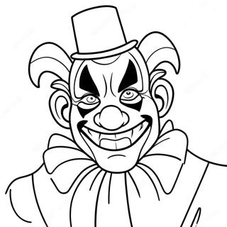 Pagina Para Colorear Del Personaje Payaso De Icp 67153-55413