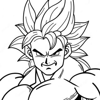 Pagina Para Colorear De Broly El Super Saiyajin Legendario 6715-5463