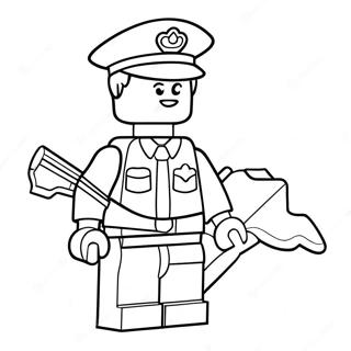 Pagina Para Colorear De Policia Lego 67172-55426