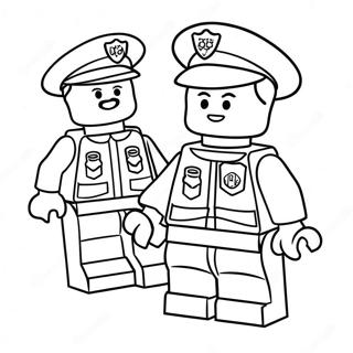 Pagina Para Colorear De Policia Lego 67172-55428