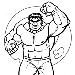 Pagina Para Colorear De Hulk En Accion 67283-55520