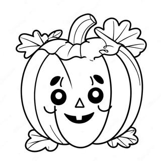 Pagina Para Colorear De Cara De Calabaza Sonriente 67343-55568