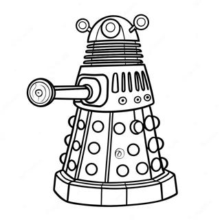 Pagina Para Colorear De Dalek En Accion 6735-5477