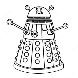 Pagina Para Colorear De Dalek En Accion 6735-5479