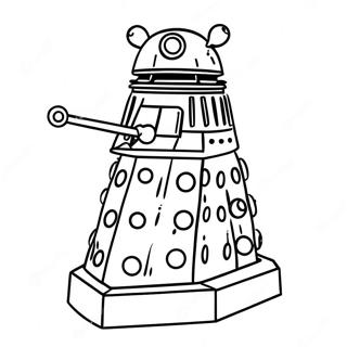 Pagina Para Colorear De Dalek En Accion 6735-5480