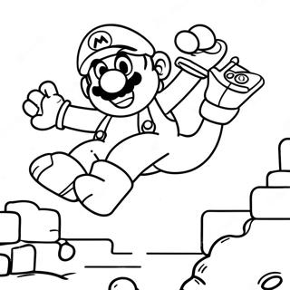 Pagina Para Colorear De Super Mario Saltando Sobre Goombas 67383-55597