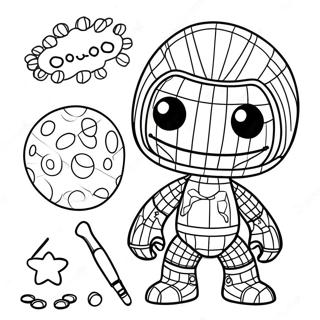 Pagina Para Colorear De Sackboy 67402-55612