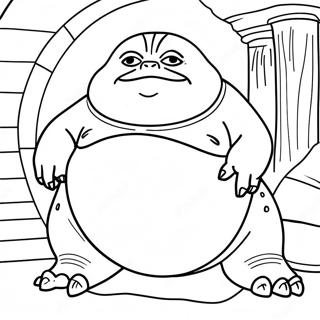 Pagina Para Colorear De Jabba El Hutt 67412-55618