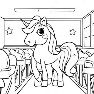 Pagina Para Colorear Del Aula Magica De La Academia De Unicornios 67483-55695