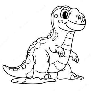 Pagina Para Colorear De Huella De Dinosaurio 67502-55684