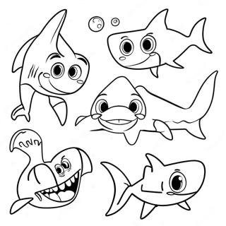 Pagina Para Colorear De Los Personajes Divertidos De Shark Tale 67563-55739