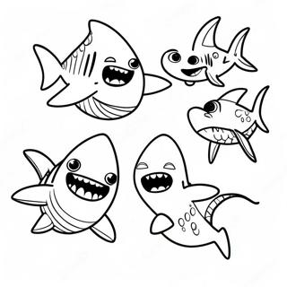 Pagina Para Colorear De Los Personajes Divertidos De Shark Tale 67563-55740