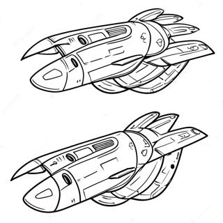 Pagina Para Colorear De Nave Espacial De Ciencia Ficcion 67582-55760