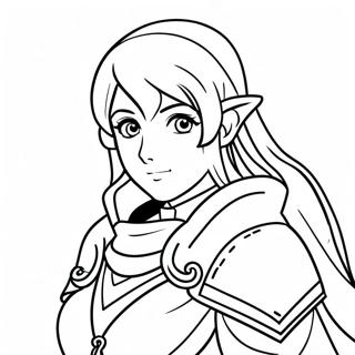 Pagina Para Colorear De Personaje De Fire Emblem 67592-55749