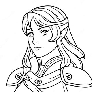 Pagina Para Colorear De Personaje De Fire Emblem 67592-55750