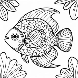 Pagina Para Colorear De Peces Tropicales Coloridos 6775-5512