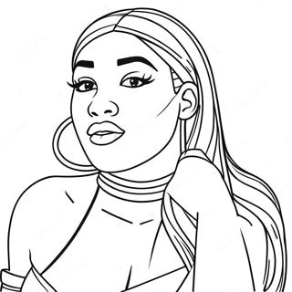 Pagina Para Colorear De Megan Thee Stallion 67962-56059