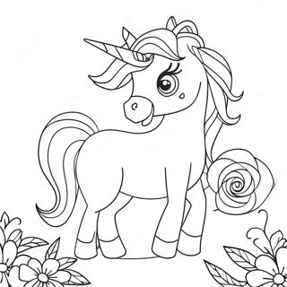 Pagina Para Colorear De Princesa Unicornio 6804-5530