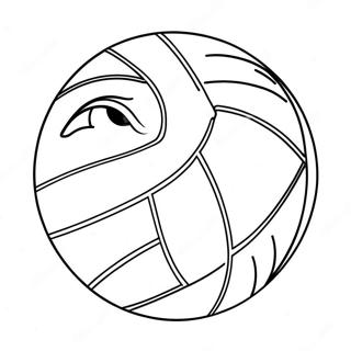 Pagina Para Colorear De Inspiracion De Voleibol Adorable 68113-56171