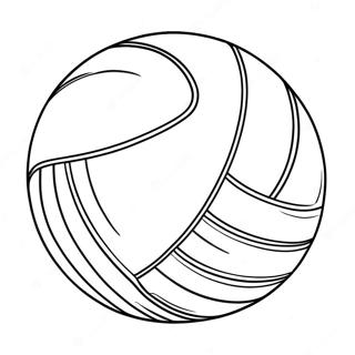 Pagina Para Colorear De Inspiracion De Voleibol Adorable 68113-56172