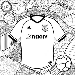 Pagina Para Colorear De Camiseta De Futbol 68422-56423