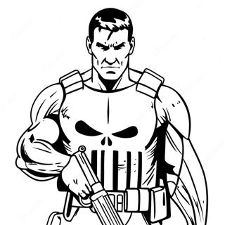 Pagina Para Colorear De Punisher En Accion 68433-56433