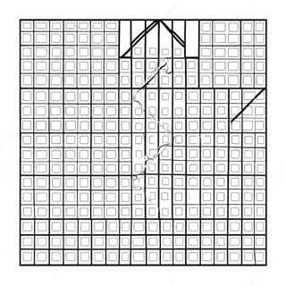 Pagina Para Colorear De La Cuadricula Del Juego Tetris 68542-56522