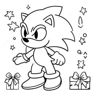 Pagina Para Colorear De Sonic Navidad 6854-5571