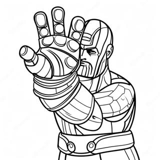 Pagina Para Colorear De Thanos Con El Guantelete Del Infinito 6865-5584