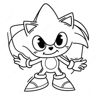 Sonic Espina Oscura Páginas Para Colorear