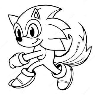 Pagina Para Colorear De Sonic Espina Oscura En Accion 68744-56674