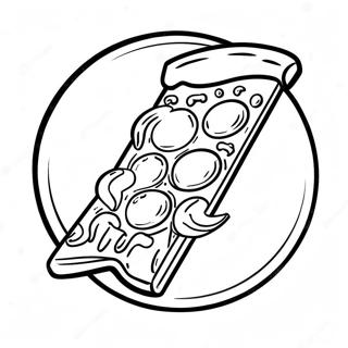 Pagina Para Colorear Del Logo De Pizza Hut 68773-56696