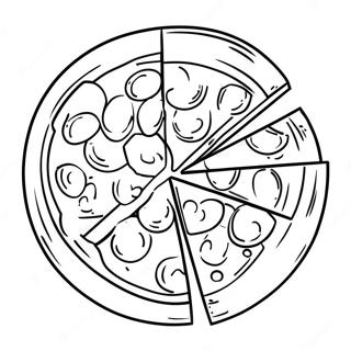 Pagina Para Colorear De Una Deliciosa Rebanada De Pizza Hut 68774-56697