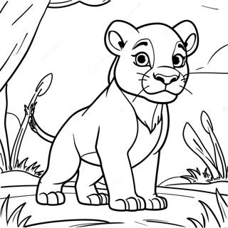 Pagina Para Colorear De Nala El Rey Leon 68863-56764