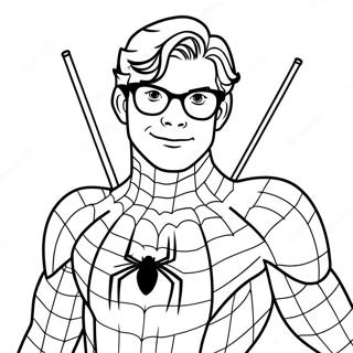 Pagina Para Colorear De Spiderman Tom Holland 68873-56775