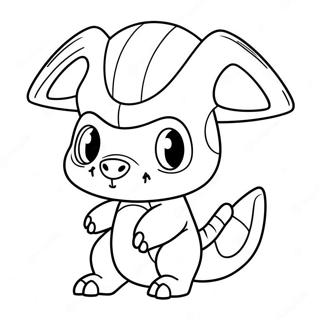 Pagina Para Colorear De Cubone Con Un Casco De Hueso 69084-56953