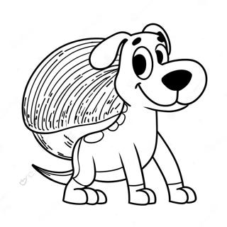 Perro Slinky Páginas Para Colorear