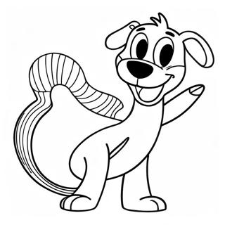 Pagina Para Colorear De Slinky Dog Feliz Jugando 69094-56942