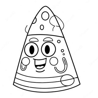 Pagina Para Colorear De Spongebob Con Sombrero De Fiesta 69114-56974