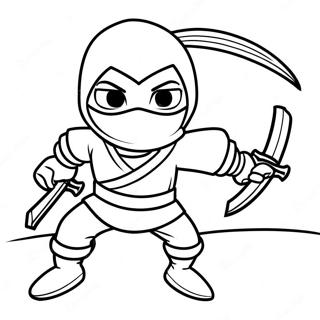 Pagina Para Colorear Del Ninja Nocturno Sigiloso En Accion 69184-57051